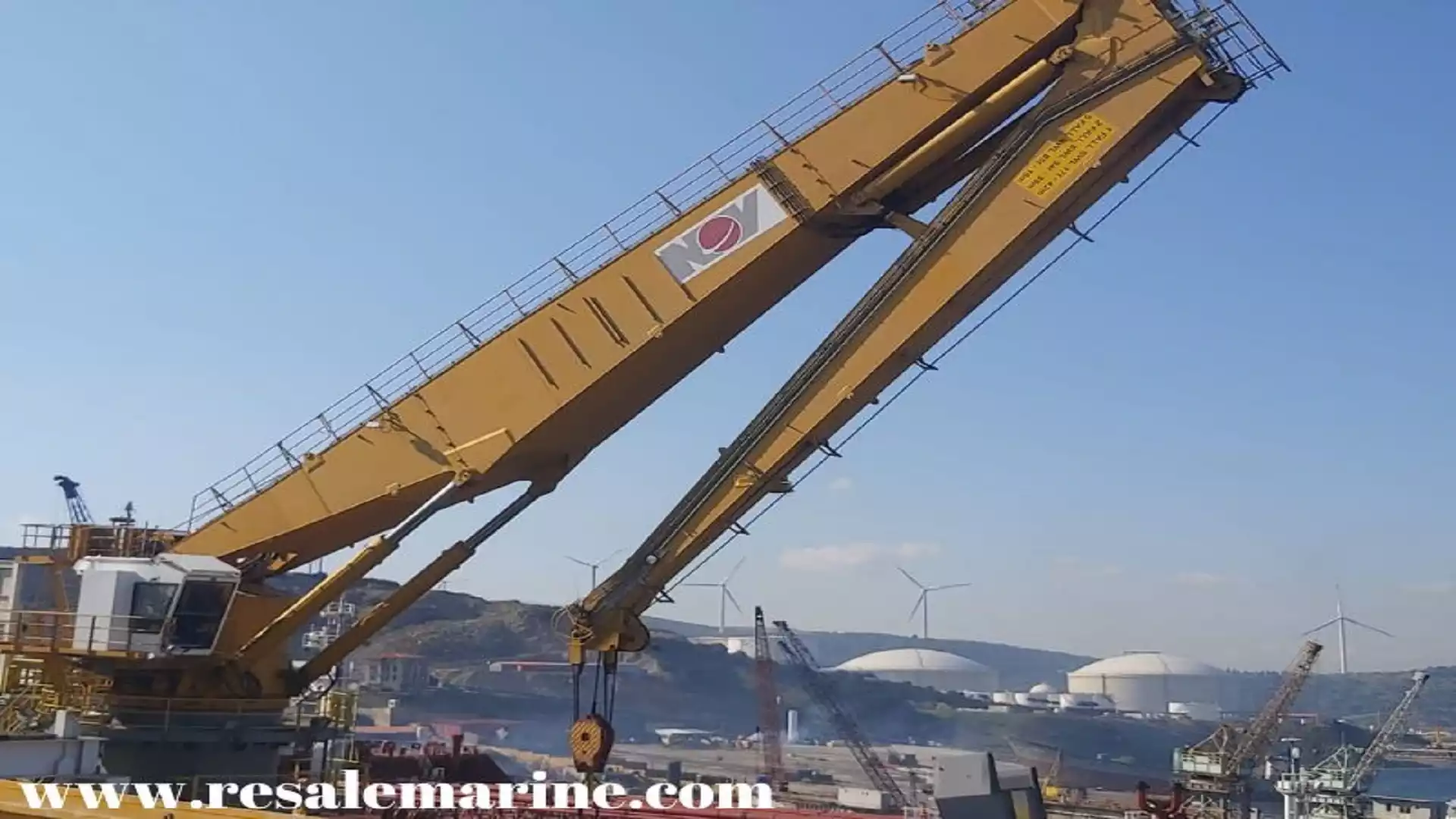 Knuckle boom crane oc3932kce 2010 nov national oilwell varco